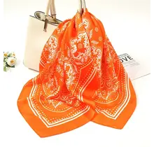 Oranje Paisly Sjaal