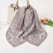 Grey Paisly Sjaal