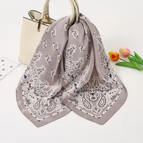 Grey Paisly Sjaal
