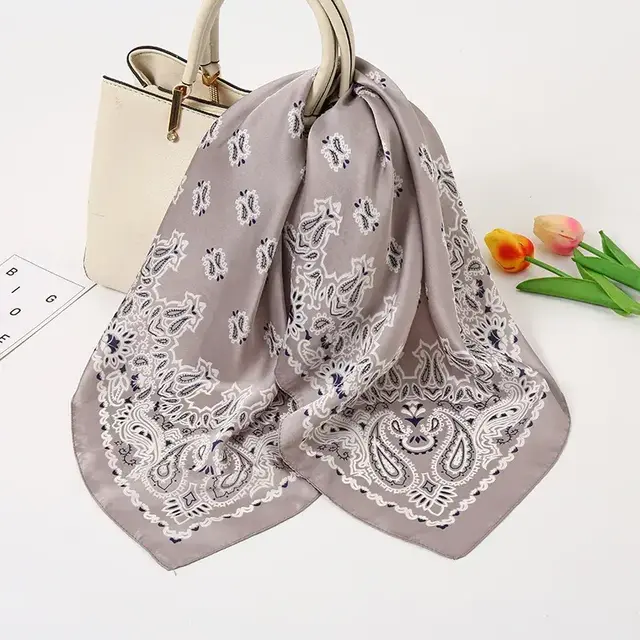 Grey Paisly Sjaal