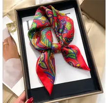 Red Multi Paisly Sjaal