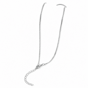 Zilverkleurige Stainless Steel Snake Chain Ketting 45 + 5 cm | Goodies