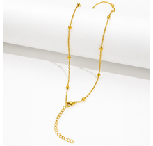 Goudkleurige Stainless Steel Bolletjesketting 45 + 5 cm | Goodies