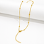 Goodies Label Goudkleurige Stainless Steel Bolletjesketting 45 + 5 cm | Goodies