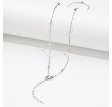 Zilverkleurige Stainless Steel Bolletjesketting 45 + 5 cm | Goodies