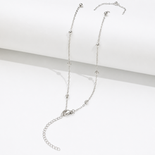 Zilverkleurige Stainless Steel Bolletjesketting 45 + 5 cm | Goodies