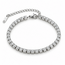 Goodies Label Zilverkleurige Stainless Steel Tennis Armband met Zirconia | Goodies