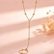 Goudkleurige Handketting van Stainless Steel | Goodies
