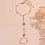 Goodies Label Goudkleurige Stainless Steel Handketting met Bloemen | Goodies