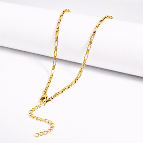 Goudkleurige Stainless Steel Schakelketting 40 + 5 cm | Goodies
