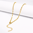 Goodies Label Goudkleurige Stainless Steel Schakelketting 40 + 5 cm | Goodies