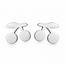 Goodies Label Goodies Label Zilverkleurige Kersjes Oorstuds 6 mm | Stainless Steel