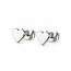 Goodies Label Goodies Label Zilverkleurige Hartjes Oorstuds 5 mm | Stainless Steel