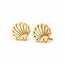 Goodies Label Goodies Label Shell Studs Goudkleurig | Stainless Steel Oorstuds 8 x 9 mm