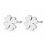 Goodies Label Goodies Label Zilverkleurige Klavertje Vier Oorstuds 9 mm | Stainless Steel