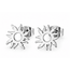 Goodies Label Goodies Label Zilverkleurige Zon Oorstuds | Stainless Steel