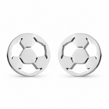 Goodies Label Zilverkleurige Voetbal Studs | Stainless Steel | 9 mm