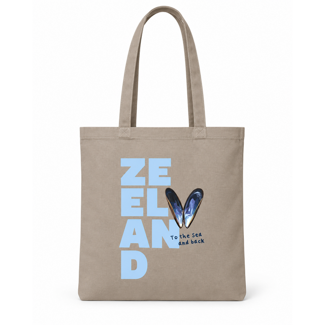 Goodies Label Cotton Bag ZEELAND Harje Mossel To The Sea And Back