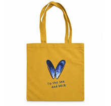 Goodies Label Cotton Bag Groot hart To The Sea And Back