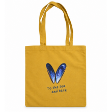 Goodies Label Cotton Bag Groot hart To The Sea And Back