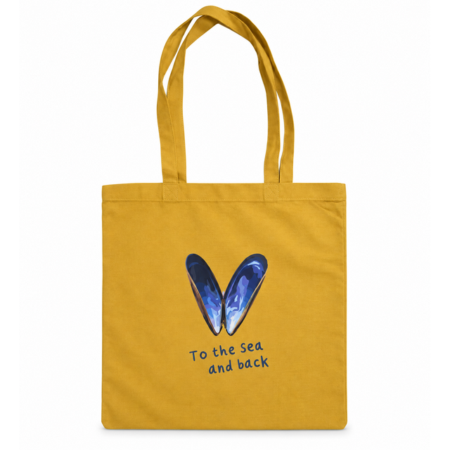 Goodies Label Cotton Bag Groot hart To The Sea And Back