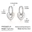 Goodies Label Goodies Label Zilverkleurige Hart Oorringen 2,3 cm | Stainless Steel