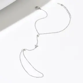 Goodies Label Zilverkleurig Handsieraad met Zirconia | Stainless Steel