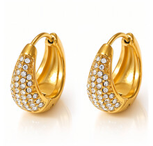 Goodies Label Stainless Steel Earrings - Intensity