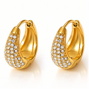 Goodies Label Stainless Steel Earrings - Intensity