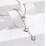 Goodies Label Goodies Label Zilverkleurige Y-Ketting met Drie Hartjes