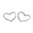 Goodies Label Goodies Label Kleine Hartjes Hoops Zilverkleurig | Stainless Steel