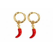 Goodies Label Goudkleurige Pepertje Hoops | Stainless Steel