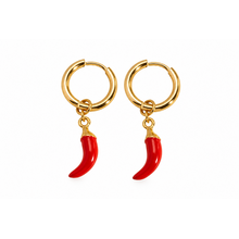 Goodies Label Goudkleurige Pepertje Hoops | Stainless Steel