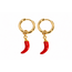 Goodies Label Goodies Label Goudkleurige Pepertje Hoops | Stainless Steel