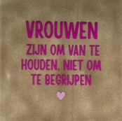 vrouwen zijn om van te houden… taupe/knalroze(warmroze)