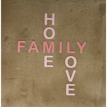 home family love nieuw taupe/zalm(nude roze)