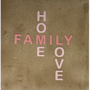 home family love nieuw taupe/zalm(nude roze)