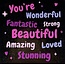 Yett you're wonderful-fantastic.. goud/roze(lila-paars)