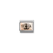 NOMINATION COMPOSABLE CLASSIC PLATE YOGA MEDITATION 430111/31