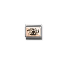 NOMINATION COMPOSABLE CLASSIC PLATE YOGA MEDITATION 430111/31