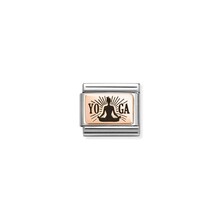 NOMINATION COMPOSABLE CLASSIC PLATE YOGA MEDITATION 430111/31