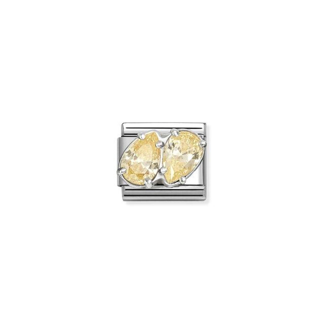 NOMINATION COMPOSABLE CLASSIC YELLOW DOUBLE DROPS 330329/15