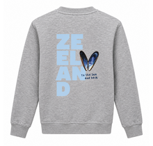 Goodies Label Unisex Sweater Grijs – ZEELAND Backprint