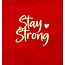 Yett stay strong rood/creme