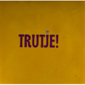 trutje! nieuw geel/paars(lila)