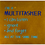 Yett I'm a multitasker oker/warmblauw(kobaltblauw)