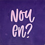 Yett 'nou en..' paars/babyroze