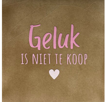 geluk is niet te koop taupe/combi 2