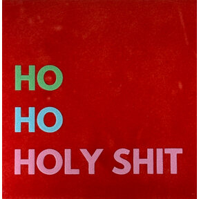 ho ho holy shit rood/warmroze(mint-warmblauw)