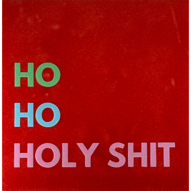 ho ho holy shit rood/warmroze(mint-warmblauw)